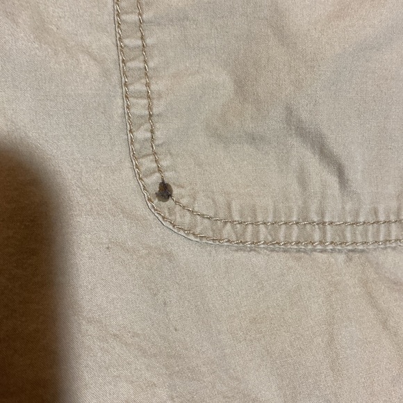 Women’s 14 FADED GLORY khaki shorts inseam 6” measurement laying flat is 19” - Picture 5 of 10